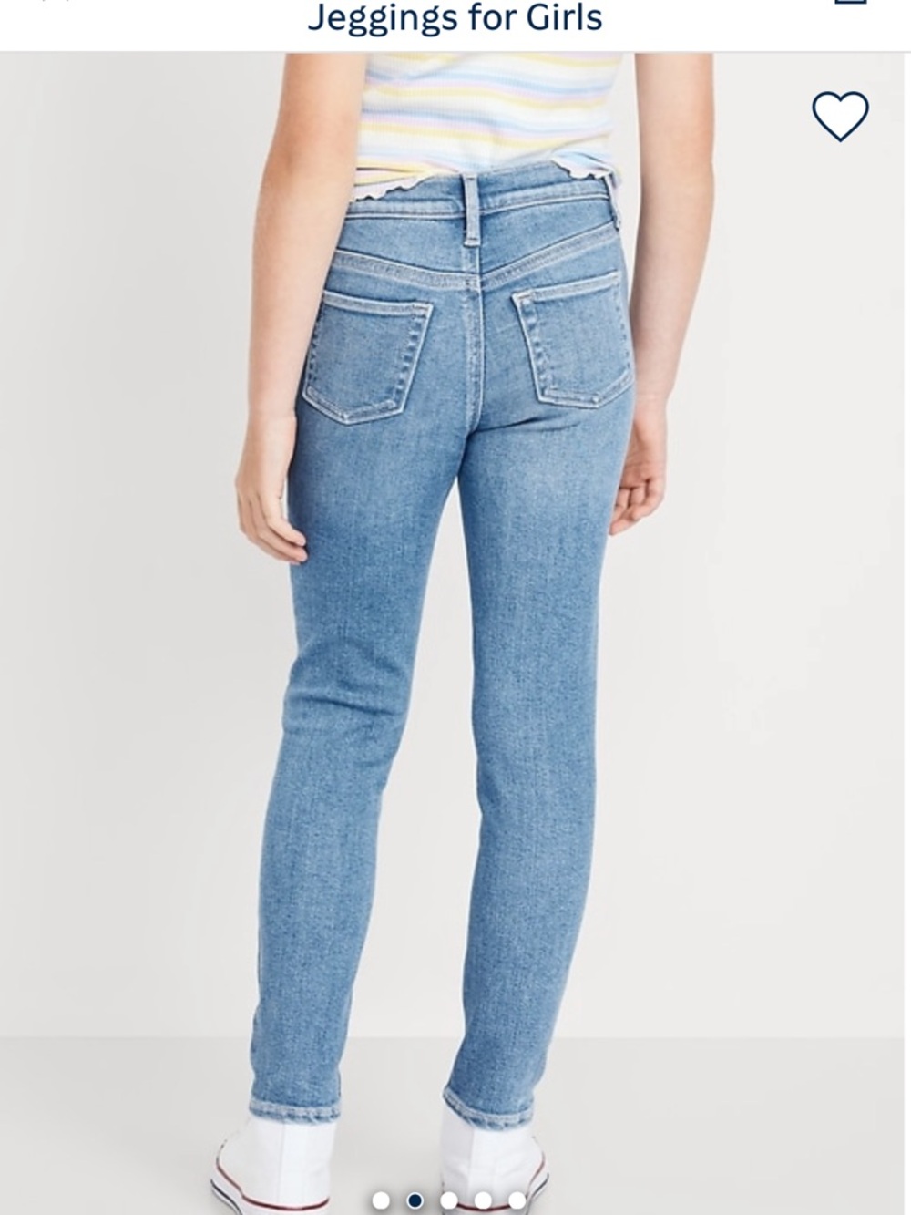Old Navy High-Waisted Rockstar 360° Stretch
Jeggings for Girls Size 5